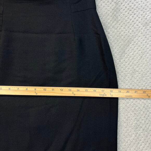 Vintage Bebe Womens 100% Wool Pencil Skirt Midi Y2K Slit Lined Made in USA Sz 4 - Picture 8 of 12
